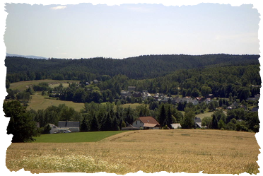 Blick auf Bad Brambach
