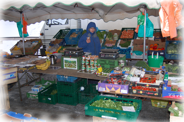 Auf dem Wochenmarkt