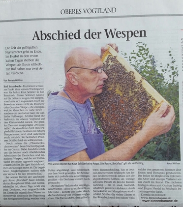 Das ist eine Schleuderreife Wabe